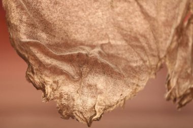 Hasarlı pirinç torbası kumaş dokusu