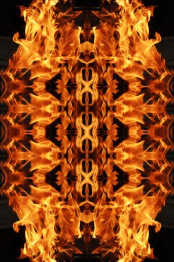 Arka plan dijital sanat ateş