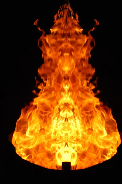 디지털 아트 배경 화재 — 스톡 사진
