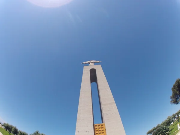 Statua di Cristo sulla pietra in Bulgaria — Foto Stock