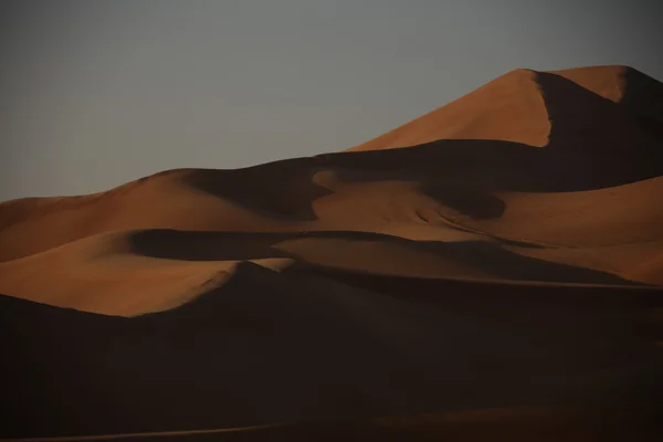두바이 아랍 에미리트 연방에 사막 땅 풍경 — 스톡 사진