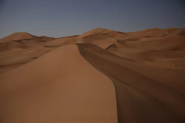 Paisaje del desierto en Dubai Emiratos Árabes Unidos — Foto de Stock