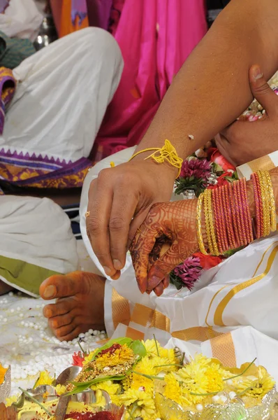 Indian People hands at Prayer — Stock Photo, Image