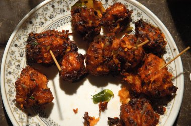 Olmayan vejetaryen yemek tavuk