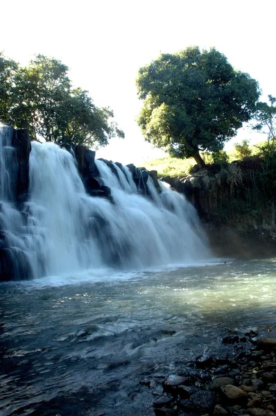 El agua cae de día Luz — Foto de Stock