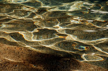 Su dalgaları gün ışığında