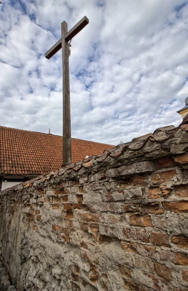 Katholische Kirche Kreuz Polen — Stockfoto