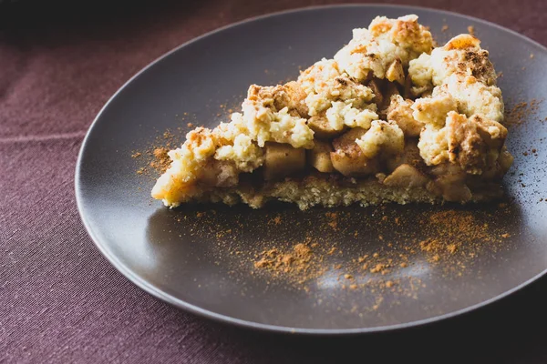 Cinnamon Apple Pie Crumble — Stock Photo, Image