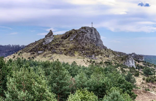 Monte Biaklo Olsztyn Región Del Jura Polonia —  Fotos de Stock