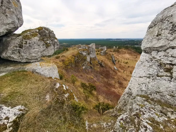 Monte Lipowka Olsztyn Región Del Jura Polonia —  Fotos de Stock