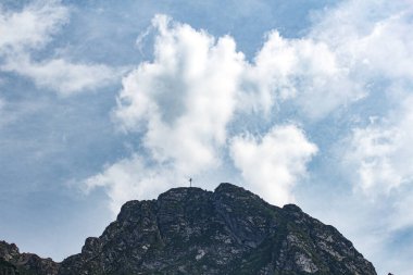 Zakopane 'deki Giewont Dağı - Tatra Dağları