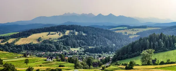 Vista Panorámica Las Montañas Tatra — Foto de Stock