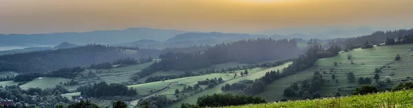 Vista Panorámica Las Montañas Gorce Pieniny — Foto de Stock