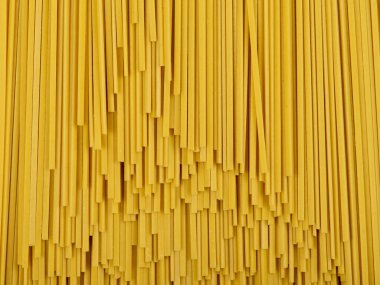 Çiğ spagetti. Çiğ ramen eriştesi.