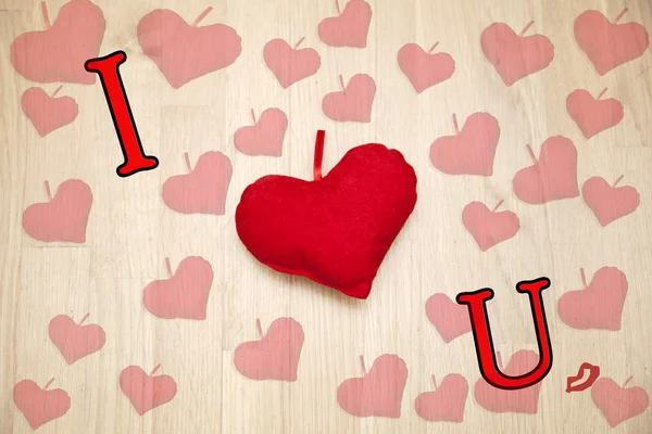 I love you message — Stock Photo, Image