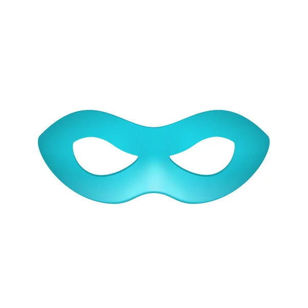 Oog masker in turquoise ontwerp — Stockvector