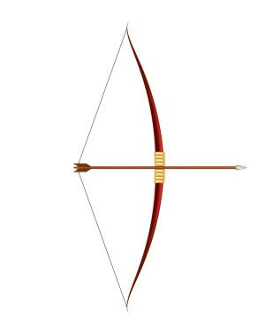 Kırmızı yay ve ok