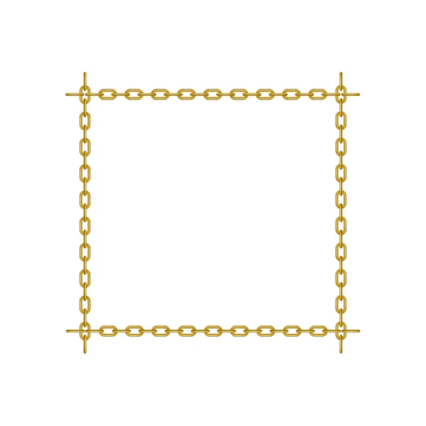 Cadena en forma de cuadrado — Archivo Imágenes Vectoriales