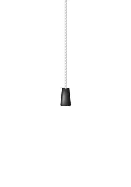 Перемикач шнура в чорно-білому дизайні — стоковий вектор