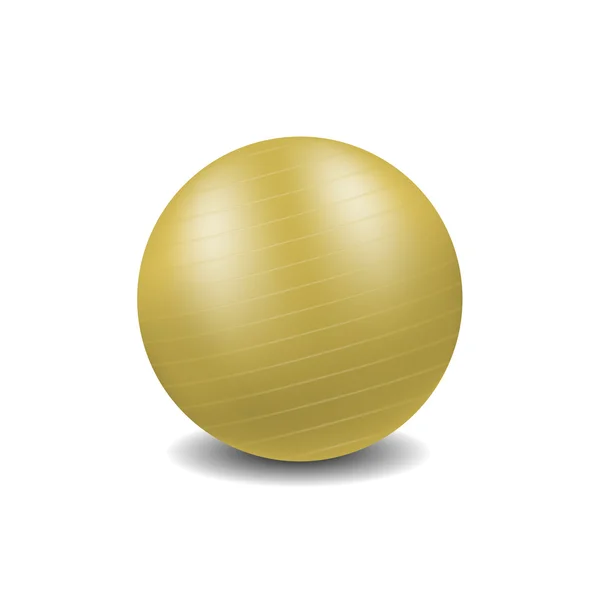 Gym ball v oranžové designu — Stockový vektor