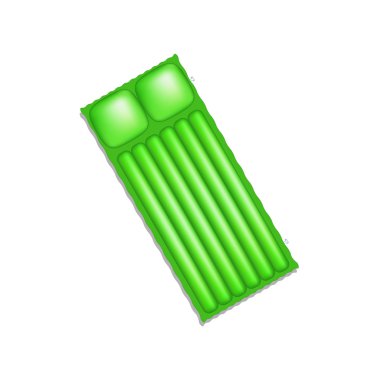 Havalı Yatak gölge ile yeşil tasarım