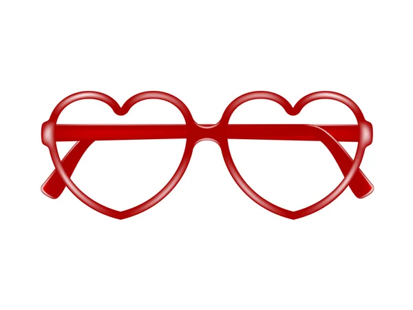 Montura de gafas de sol en forma de corazón — Archivo Imágenes Vectoriales