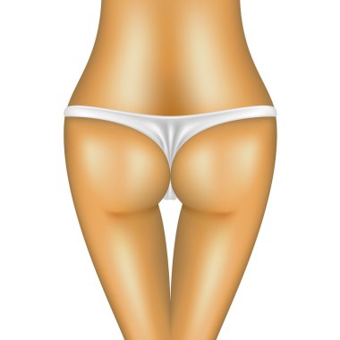 Kadının beyaz bikini seksi serseri