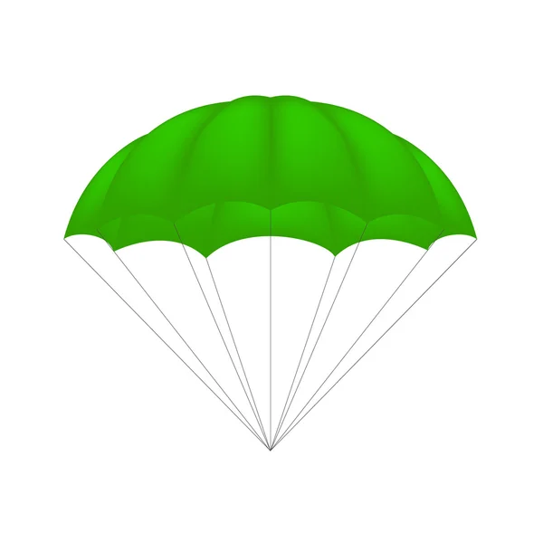 Parachute in green design — Stock Vector