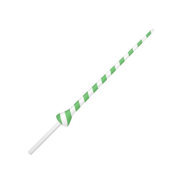 Lanze in grün-weißer Ausführung Stockvektor