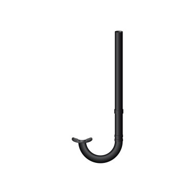 Siyah tasarımı dalış şnorkel