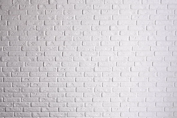 Bílá Cihlová Zeď Dekorativní Cihlová Zeď — Stock fotografie