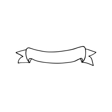 El yapımı sancak kurdelesi. Çeşitli tasarımlar için karalama resmi.