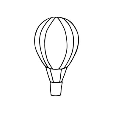 El yapımı balon. Çeşitli tasarımlar için karalama resmi.