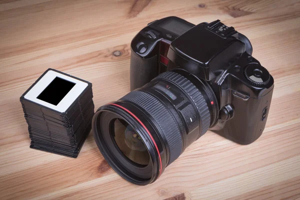 Аналоговая SLR камера — стоковое фото