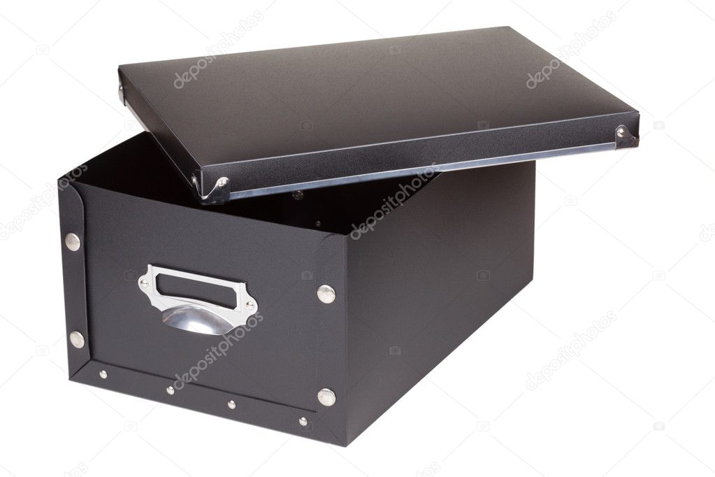 Aufbewahrungsbox schwarz — Stockfoto © Alexandre17 #106291122