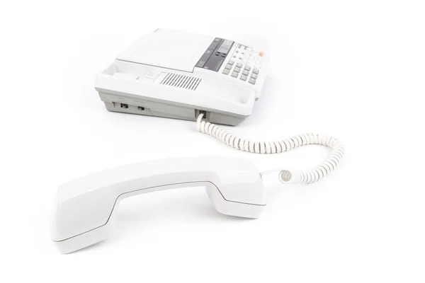 Vecchio telefono con ricevitore pick up — Foto Stock