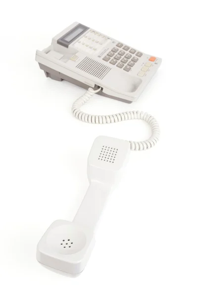 Telefone antigo com receptor de pick up — Fotografia de Stock