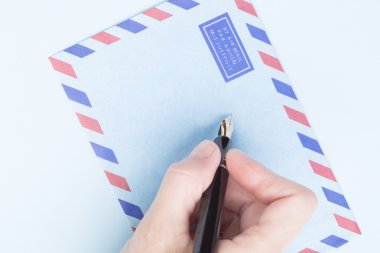 kadın el işaretleri zarf posta