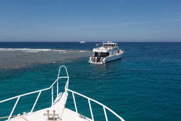 Pleasure yacht in the Red sea Stock Picture