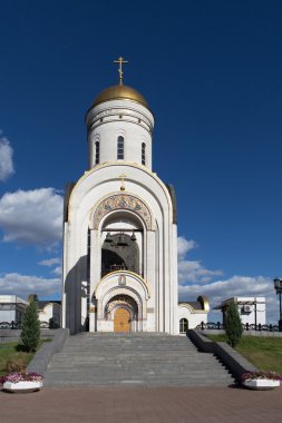 Moskova'da Poklonnaya Tepesi'ndeki St. George Kilisesi