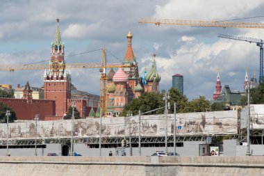 Moskova, Rusya Kremlin kale görünümü