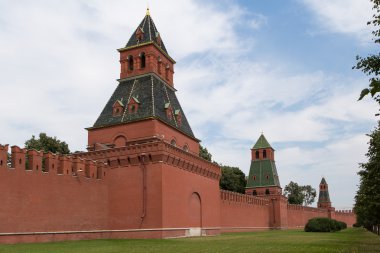 Moskova, Rusya Kremlin kale görünümü