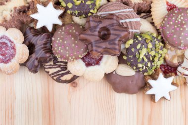 çeşitli Noel kurabiyeleri