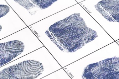 a Fingerprint card clipart