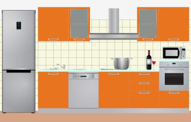 dolapları mutfak çizimi