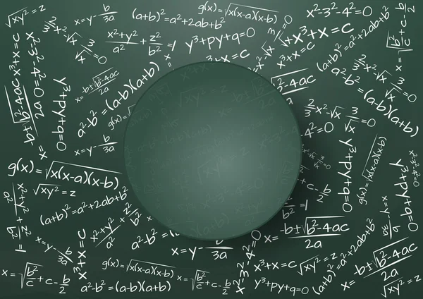 Formula matematica vuota — Vettoriale Stock