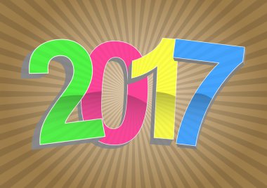 2017 yıl sunburst