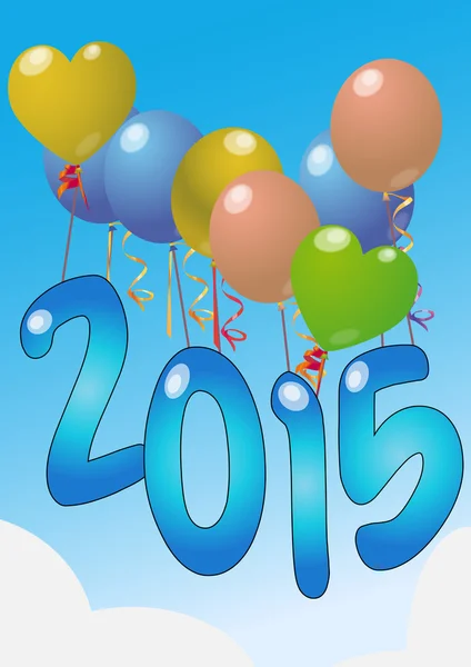 Globos 2015 — Vector de stock