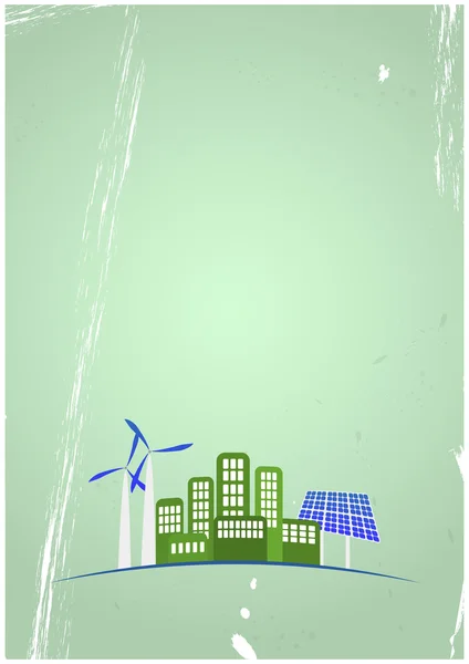 Green city — Stock Illustration Green city Royalty Free Stock Illustrations