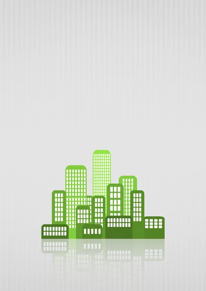 Green city — Stock Vector